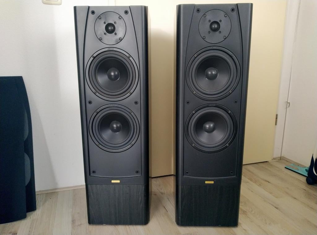 Jamo 98 speaker set (lees advertentie), Ophalen, 60 tot 120 watt, Front, Rear of Stereo speakers, Jamo