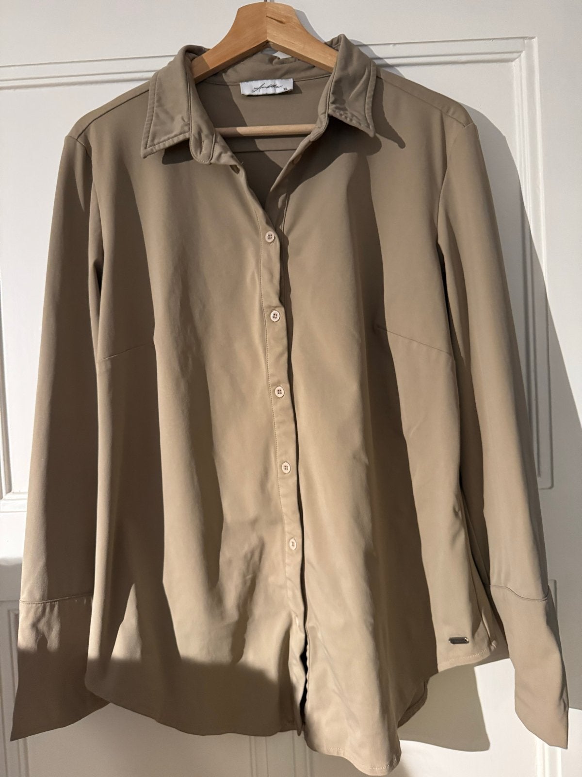 Ambika blouse – maat XL (valt als 42), Ophalen of Verzenden, Zo goed als nieuw, Maat 42/44 (L), Beige