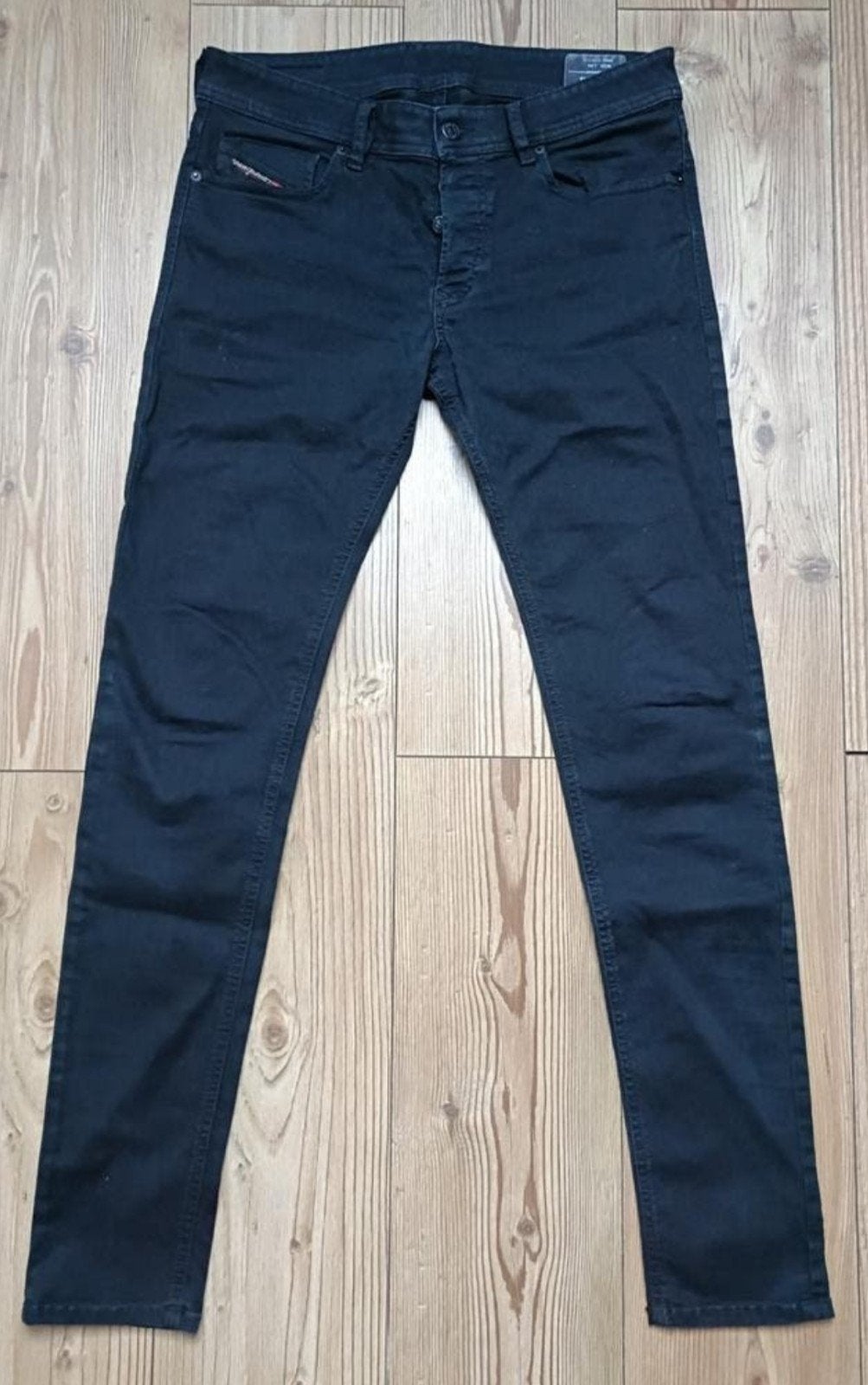 Diesel Sleenker maat 33-34, Kleding | Heren, Spijkerbroeken en Jeans, Ophalen of Verzenden, Zo goed als nieuw, Zwart, W33 - W34 (confectie 48/50)