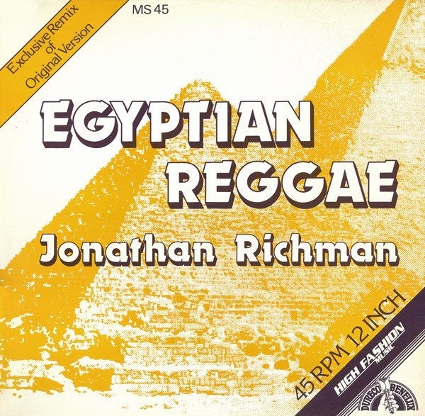 jonathan richman modern lovers/egyptian reggae-electronic/pu, Cd's en Dvd's, Verzenden, Gebruikt, 12 inch, Alternative
