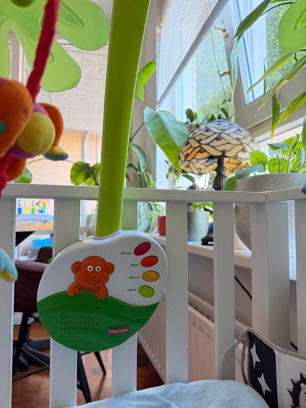 Tiny Love Mobiel met muziek en licht, Ophalen, Zo goed als nieuw, Mobiel, Met licht