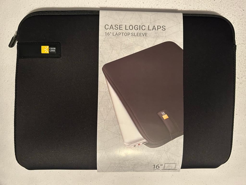Case Logic LAPS 16" Laptop Sleeve - Zwart, Computers en Software, Laptophoezen, Ophalen of Verzenden, 16 inch, Nieuw
