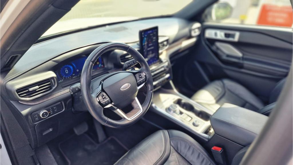 Ford Explorer 3.0 V6 PHEV PLATINUM |PANO|BTW|360CAM|B&O|DEAL, Auto's, Ford, Zwart, Wit, Bedrijf, 2956 cc
