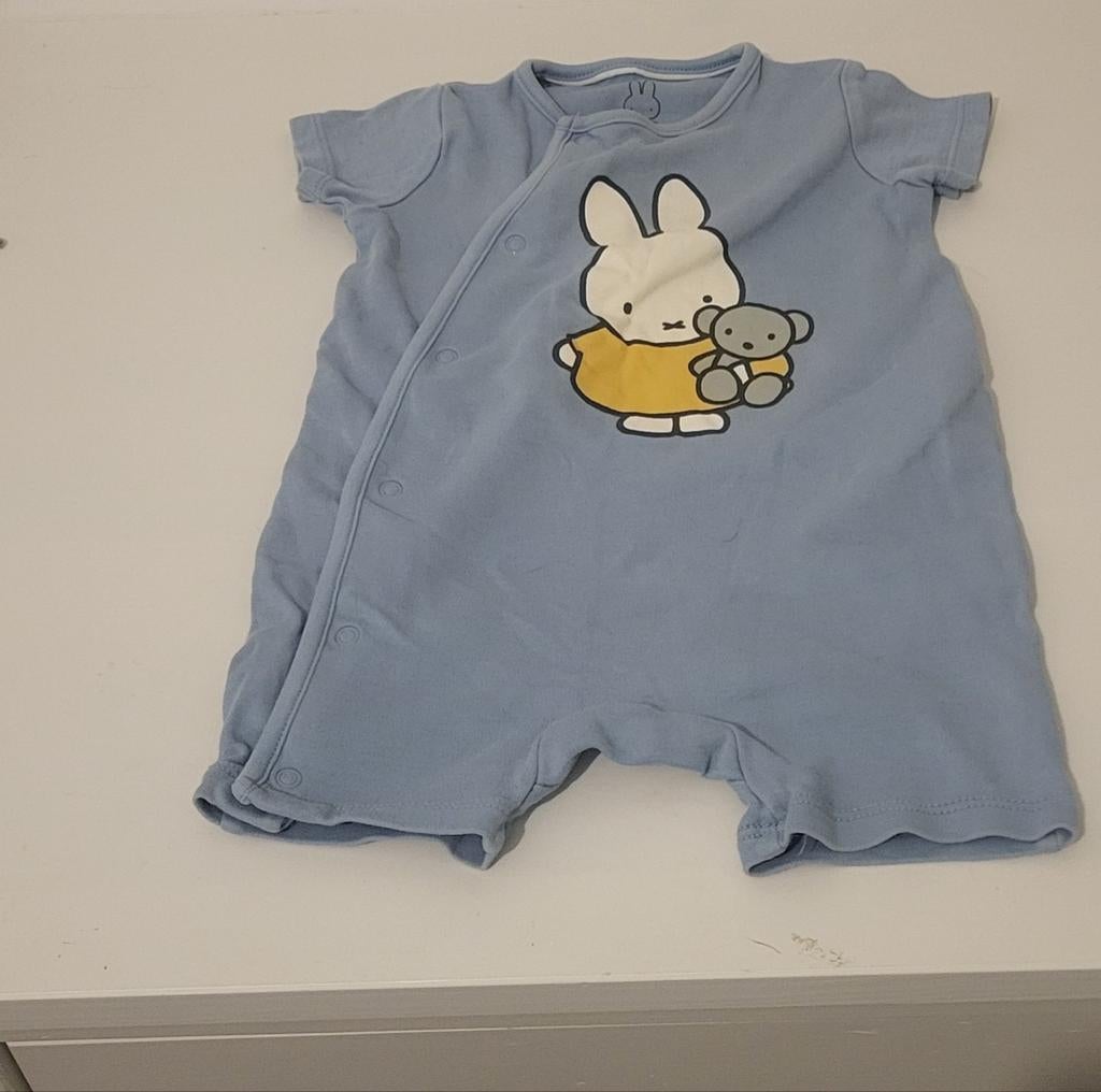 Nijntje boxpakje maat 74 - lichtblauw met print, Gebruikt, Jongetje of Meisje, Nijntje, Ophalen of Verzenden