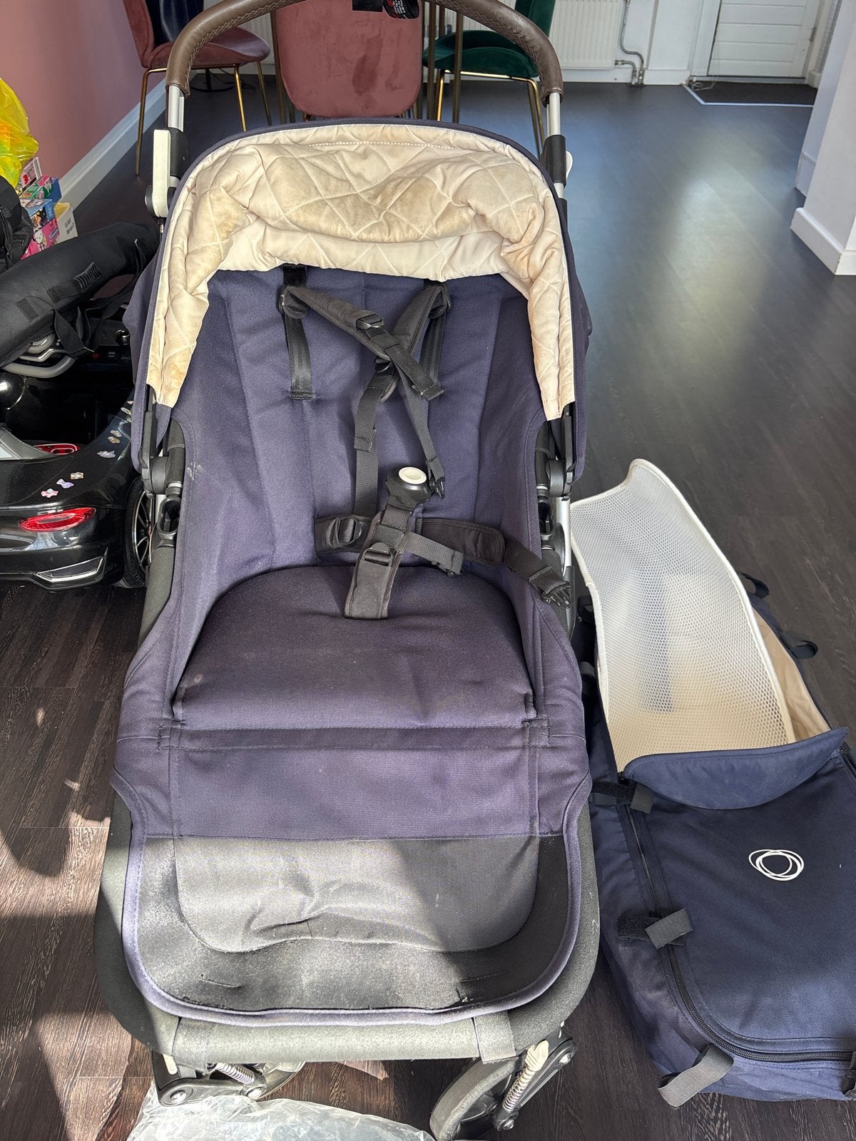 Bugaboo Cameleon 3 Combiwagen - Compleet met reiswieg, Gebruikt, Luchtbanden, Bugaboo, Ophalen of Verzenden