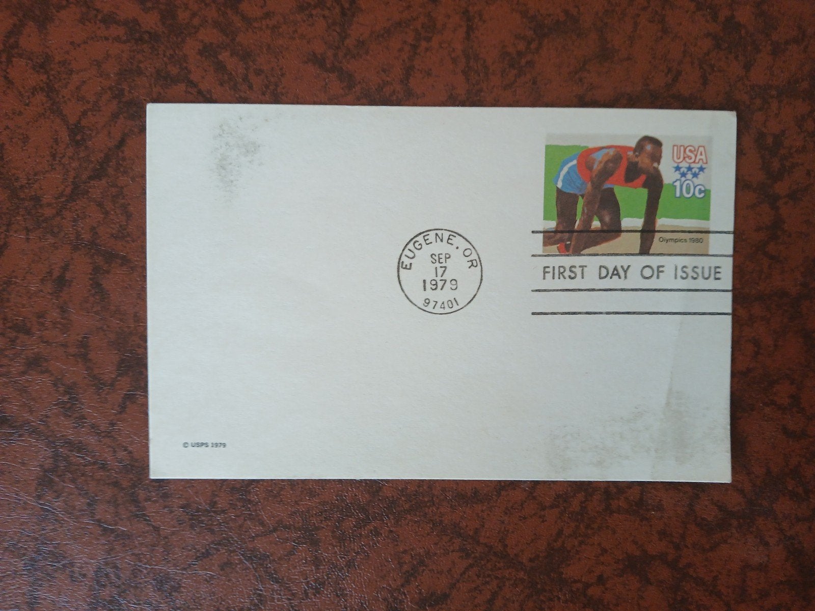 USA 1979 First Day Cover - Olympische Spelen 1980, Postzegels en Munten, Postzegels | Eerstedagenveloppen, Ophalen of Verzenden