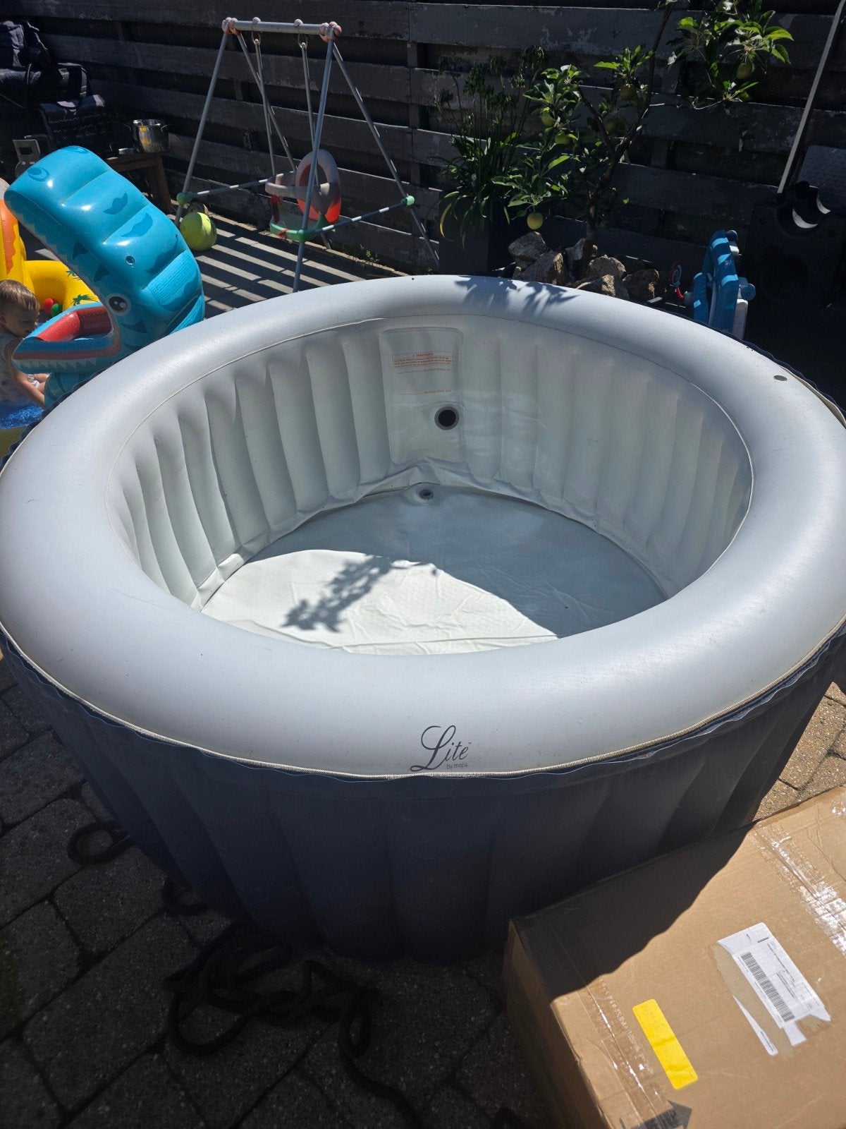 MSpa Lite opblaasbare jacuzzi - zonder pomp, Ophalen of Verzenden, Gebruikt, Pomp