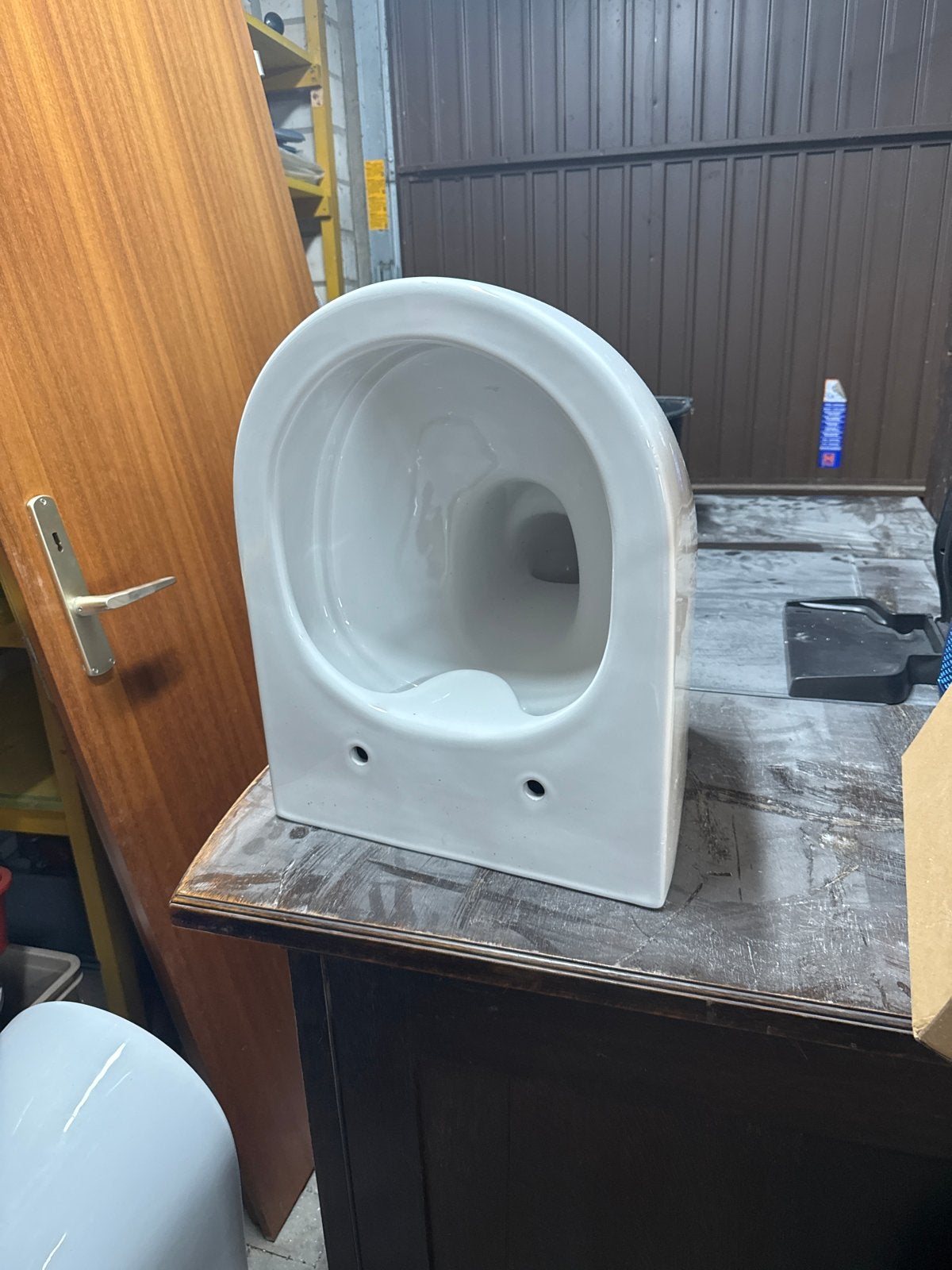 Witte WC pot -, Ophalen, Nieuw, Toilet