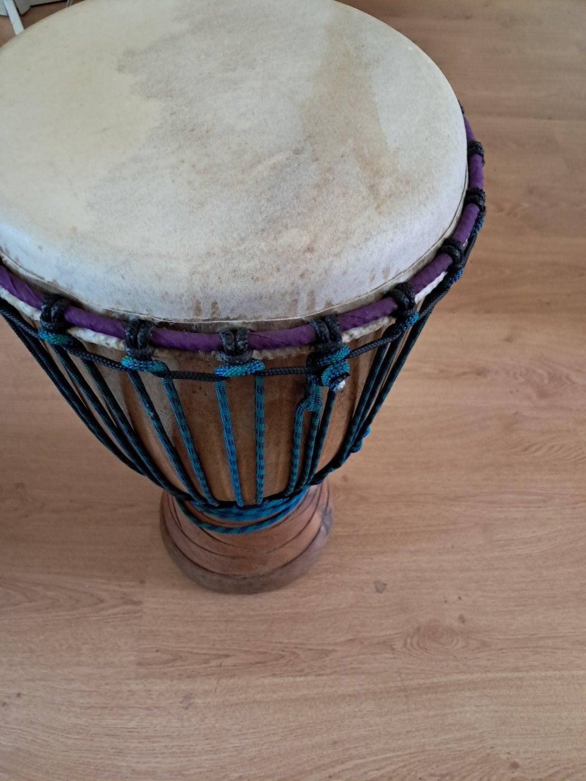 Djembe met tas, Ophalen, Trommel