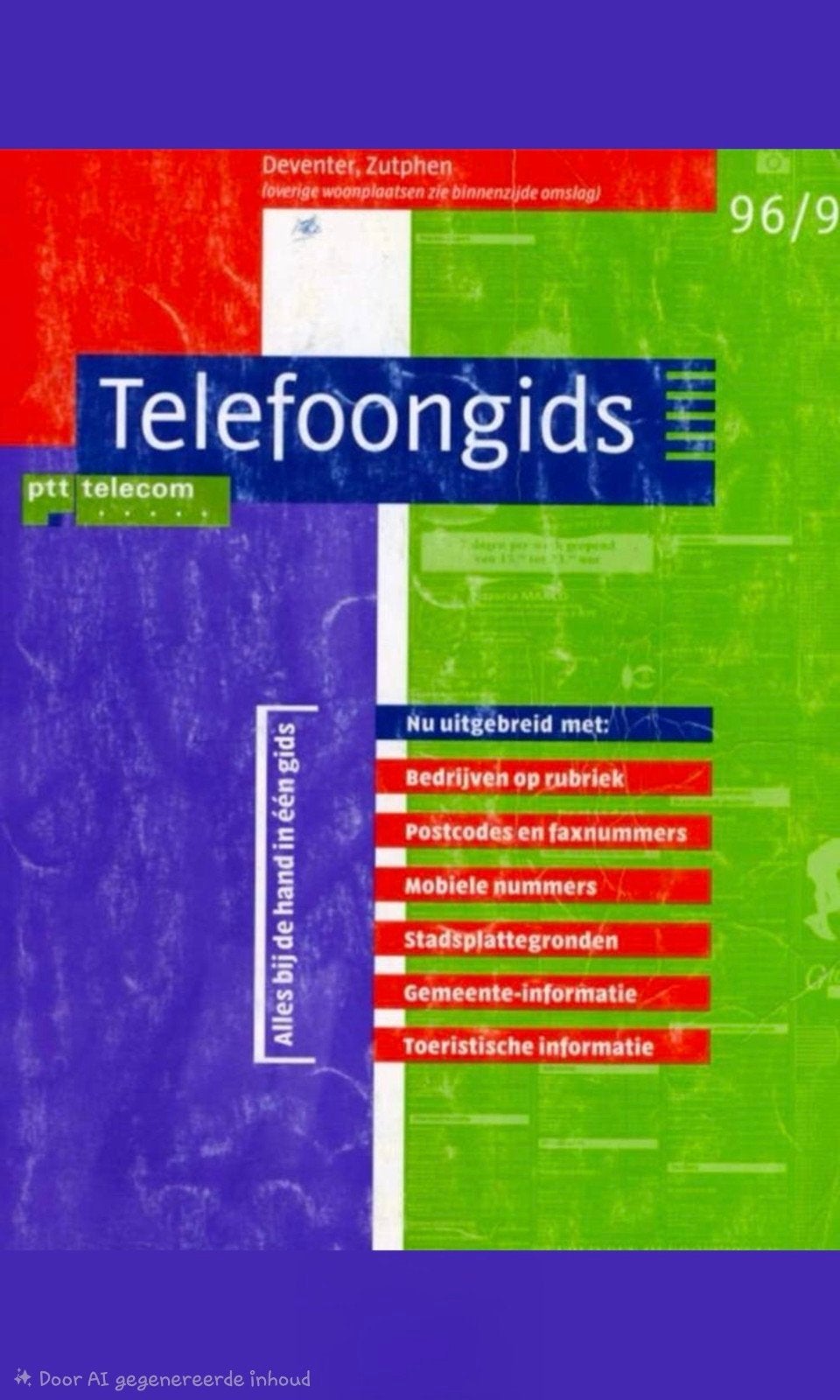 Telefoongidsen gezocht, Ophalen of Verzenden, Zo goed als nieuw, Overige typen