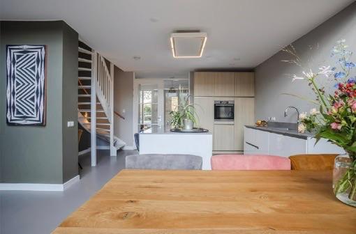 ✨ZO GOED ALS NIEUWE KEUKEN MET KOOKEILAND  ✨, Huis en Inrichting, Keuken | Complete keukens, Ophalen, Wit, Hoekkeuken, Zo goed als nieuw