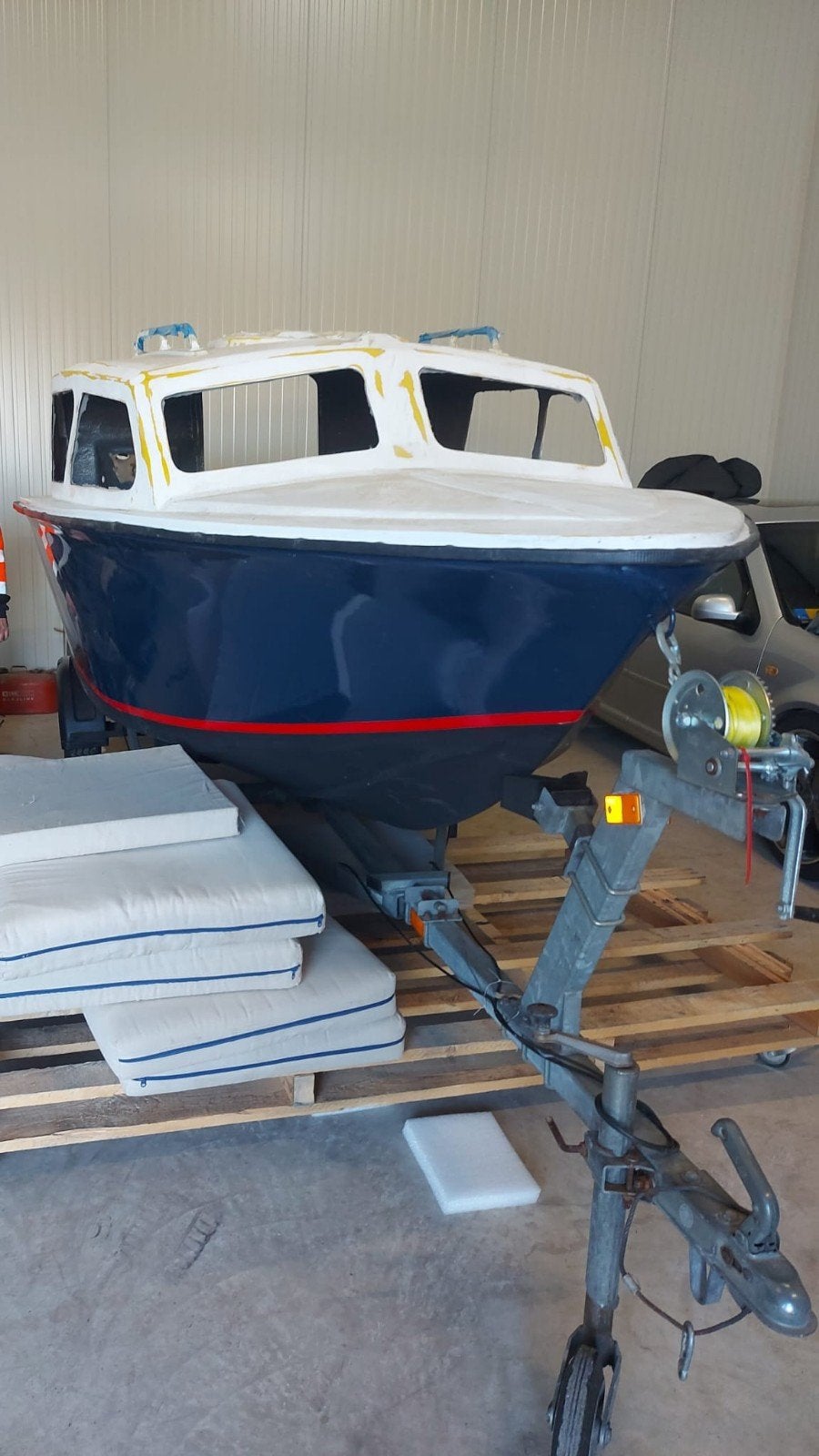 Opknap boot met schade, inclusief materialen, Ophalen, Gebruikt