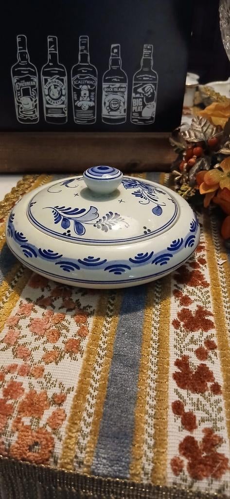 Delfts Blauw Schaaltje met Chocolade van Toen, Ophalen of Verzenden