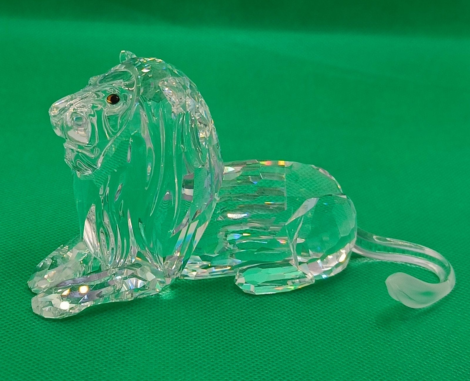 Swarovski leeuw jaarstuk, Verzamelen, Swarovski, ., Ophalen of Verzenden, Zo goed als nieuw, Figuurtje