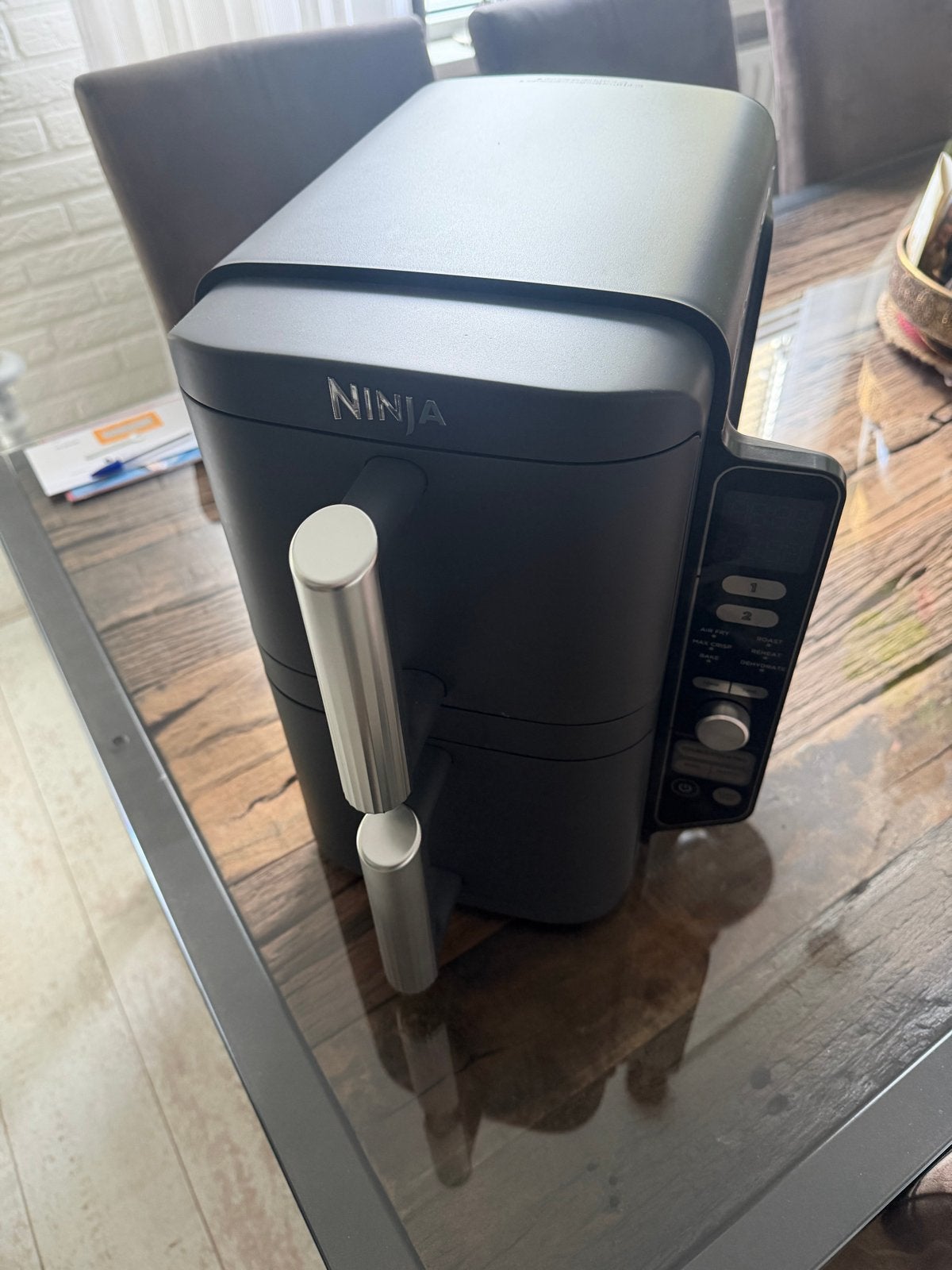 Ninja Foodi Dual Zone Airfryer AF300EU - Zo goed als nieuw, Ophalen, Zo goed als nieuw, Airfryer, 1500 gram of meer