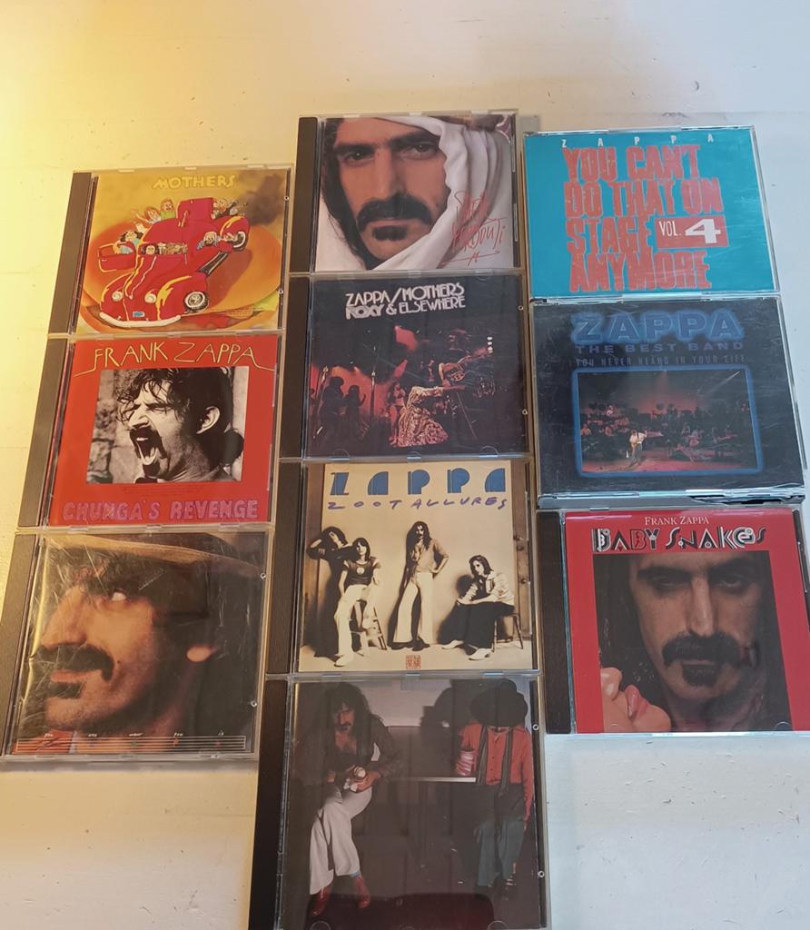 Frank Zappa CD Collectie - 10 albums, Ophalen of Verzenden, 1970 - 1979, Gebruikt, Boxset