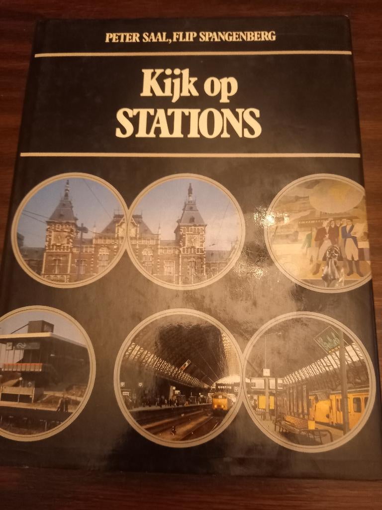 Boek: kijk op stations, Boeken, Ophalen of Verzenden, Zo goed als nieuw, Peter saal, flip spangenberg, Trein