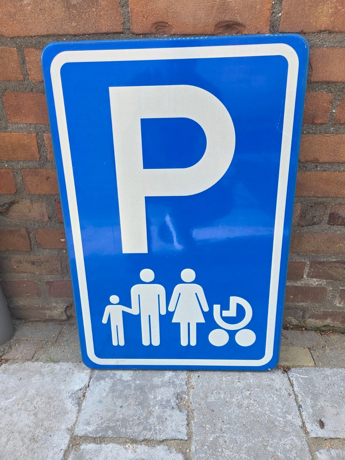 parkeerbord gezin, Tuin en Terras, Ophalen of Verzenden, Gebruikt