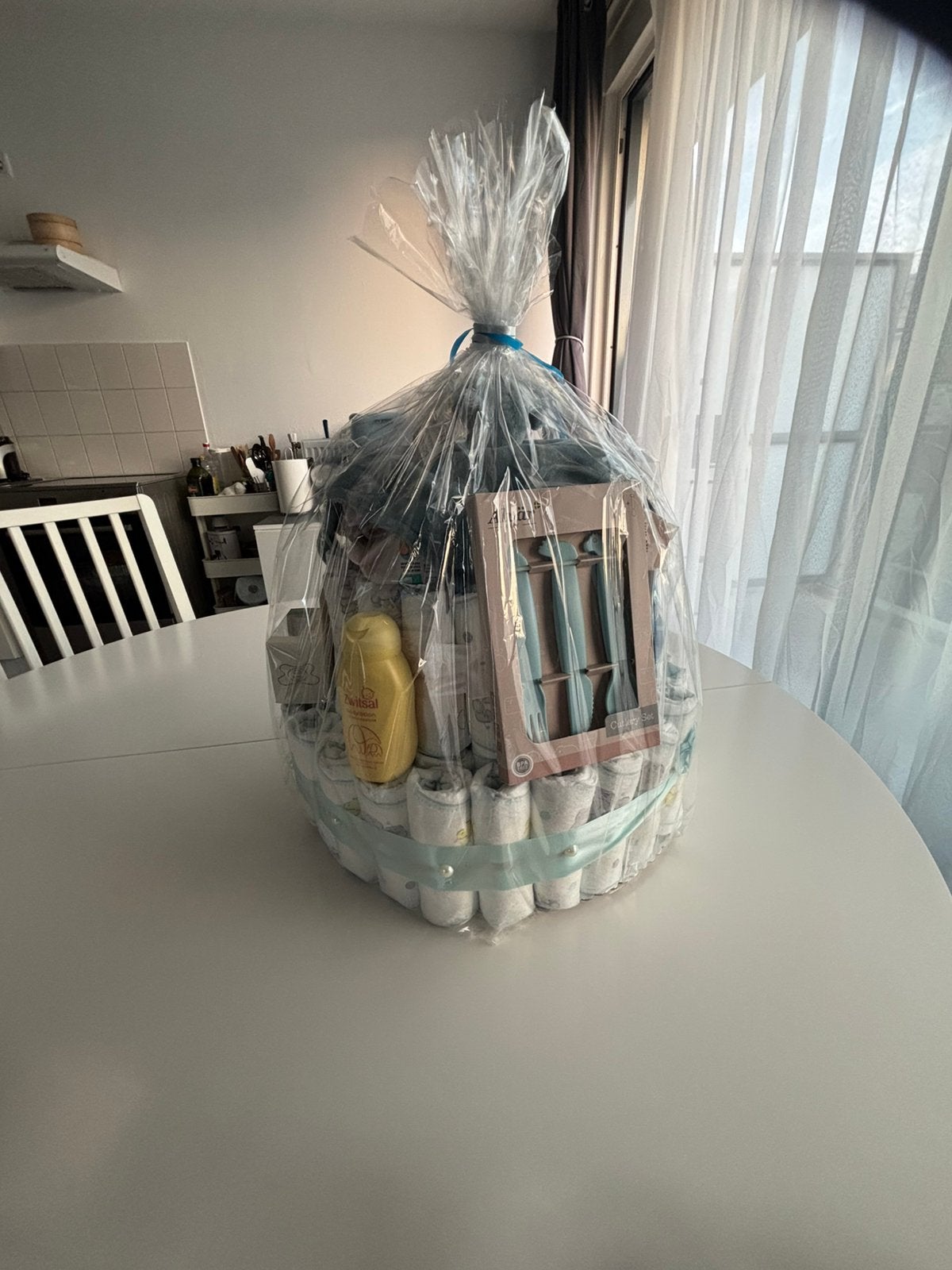 Luiertaart Baby Boy, Ophalen, Zo goed als nieuw