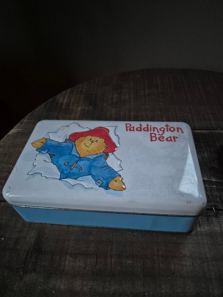 Douwe egberts beertje paddington blik, Verzamelen, Ophalen of Verzenden, Gebruikt, Koffie, Douwe Egberts