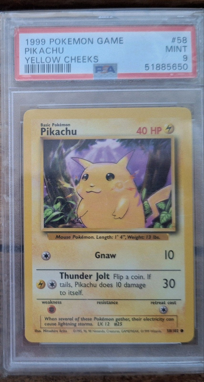 pokemon pikachu yellow cheeks 1999., Ophalen of Verzenden