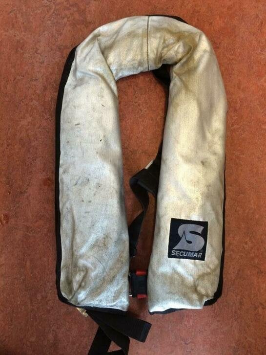 Reddingsvest Secumar Golf 275N Alu uitvoering gebruikt, Niet ingevuld, Gebruikt, Niet ingevuld, Secumar