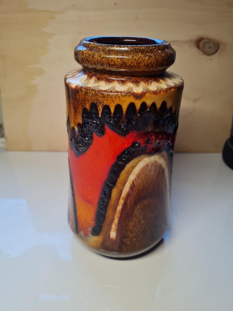 Vintage keramieken vaas, Ophalen of Verzenden