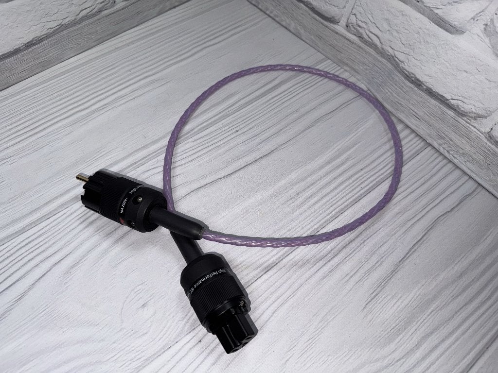 Nordost Shiva high-end audiokabel stroomkabel 1 meter, Verzenden, Zo goed als nieuw, Minder dan 2 meter, Overige kabels