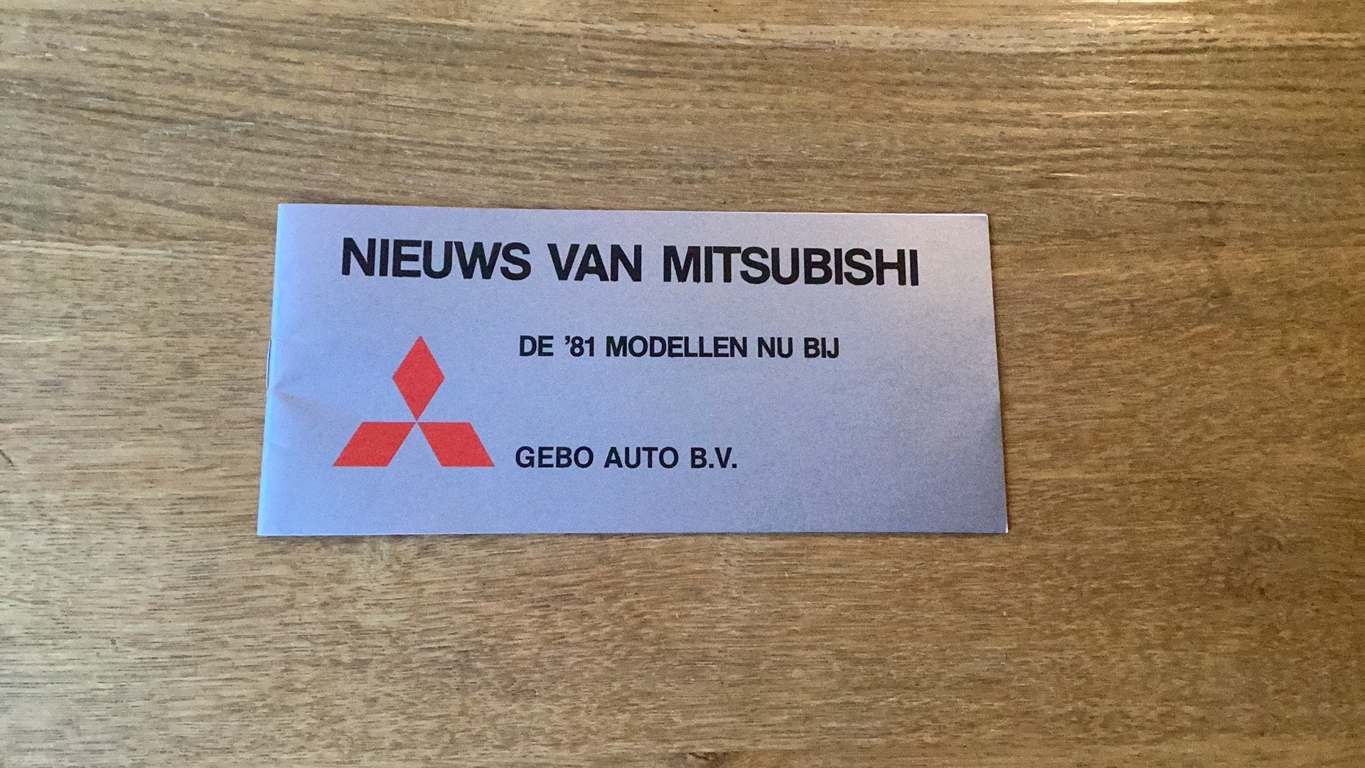 Mitsubishi Nieuws '81 Modellen - Sapporo & Galant Stationwag, Ophalen of Verzenden, Zo goed als nieuw, Mitsubishi