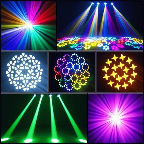 DJLicht 120W Gobo RGBW RING movinghead met afstandsbediening, Geluidgestuurd, ., Nieuw, Ophalen of Verzenden