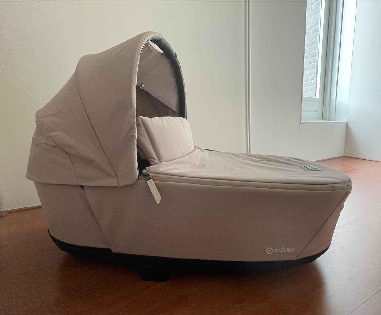 Cybex Priam 4 Lux Reiswieg - Cozy Beige met extra's, Ophalen of Verzenden, Zo goed als nieuw, Met reiswieg, Kinderwagen