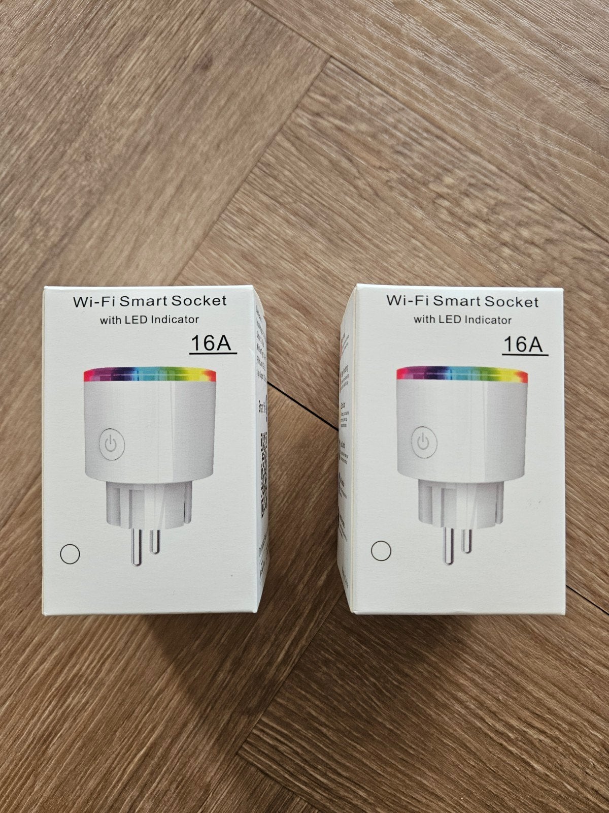 wi-fi smart socket 16A / 2 stuks slimme stekkers, Smart home compatibel, Ophalen of Verzenden, Nieuw, Wit