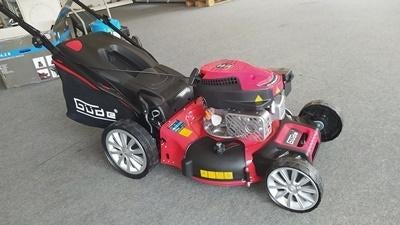 6 in 1 benzinemaaier 3,4 Pk, mulchen, zijuitworp aandrijving, Tuin en Terras, Grasmaaiers, Versnellingen, Nieuw, Ophalen of Verzenden