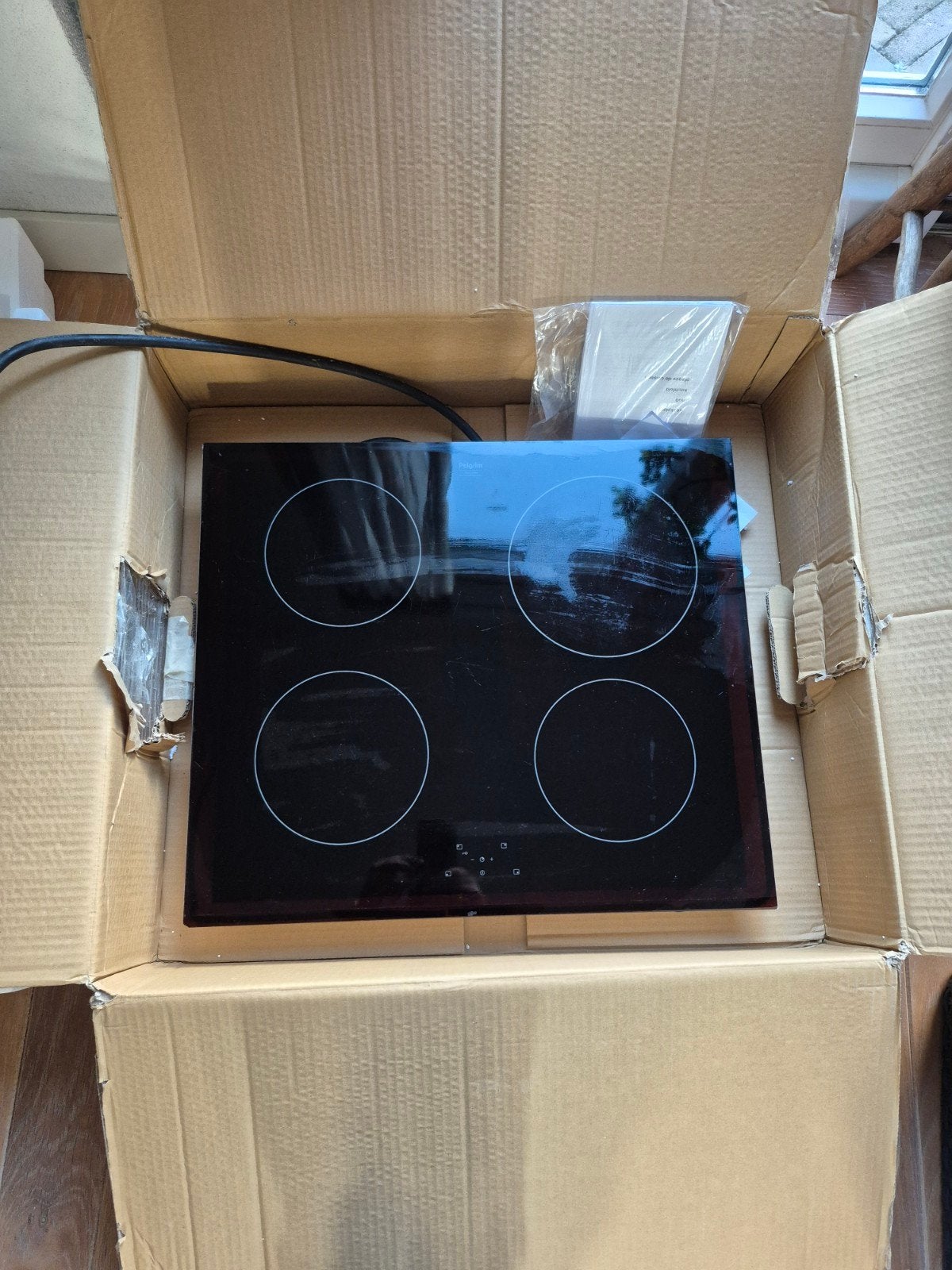 Pelgrim IDK464ONY/P1 Inductiekookplaat 4 zones, Gebruikt, Inbouw, Inductie, 4 kookzones