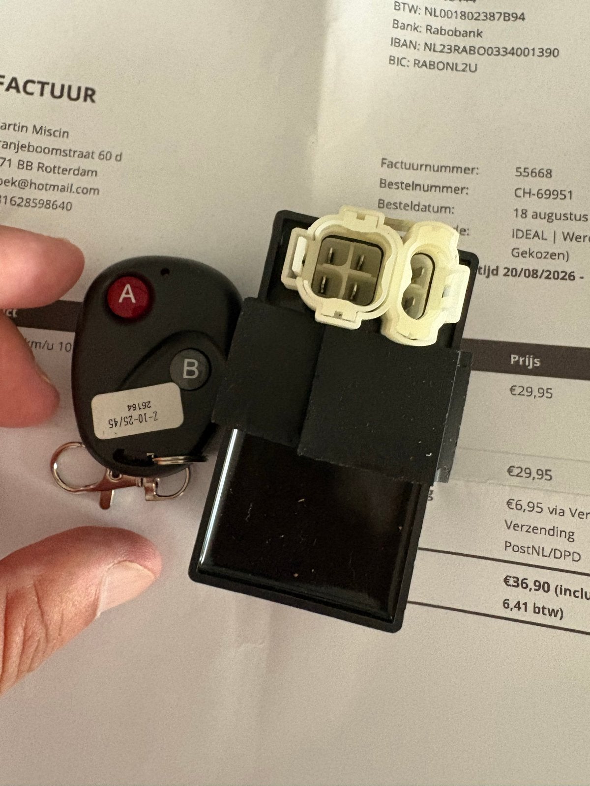 CDI unit Chinese scooter 25/45 km/u, Ophalen of Verzenden, Nieuw, Overige typen, Overige merken