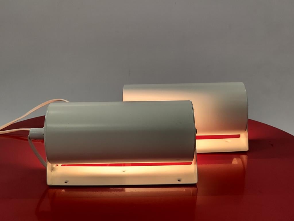 2x vintage Ikea wandlamp V413 Lod metalen lamp wandlampje, Gebruikt, ., Ophalen of Verzenden, .