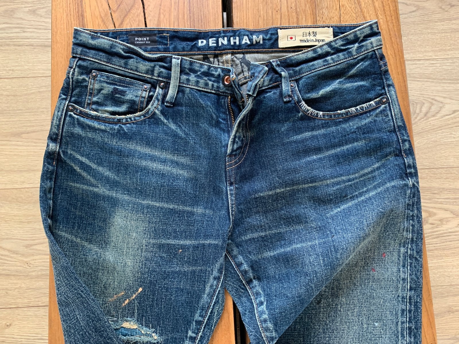 Dames Denham Made in Japan Selvedge Denim Spijkerbroek 27 32, Ophalen of Verzenden, Nieuw, Blauw, W27 (confectie 34) of kleiner