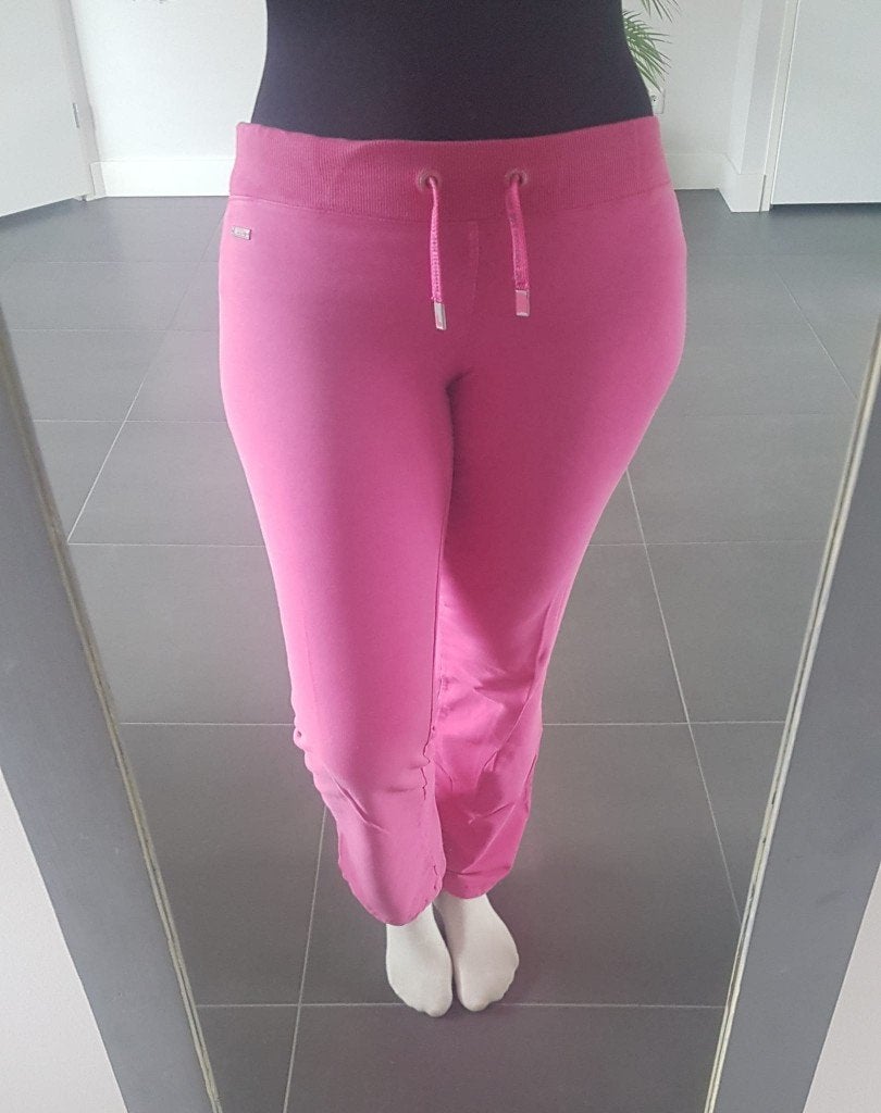 Sport broek jogging Roze Stof DAZ The Sting L Elastisch, Kleding | Dames, The Sting, Verzenden, Maat 42/44 (L), Zo goed als nieuw
