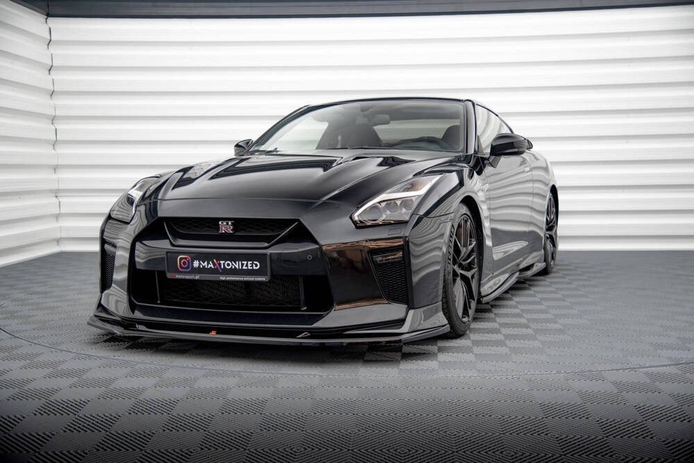 Voorlip sideskirt diffuser - Nissan GTR GT-R R35 16-22, Ophalen of Verzenden