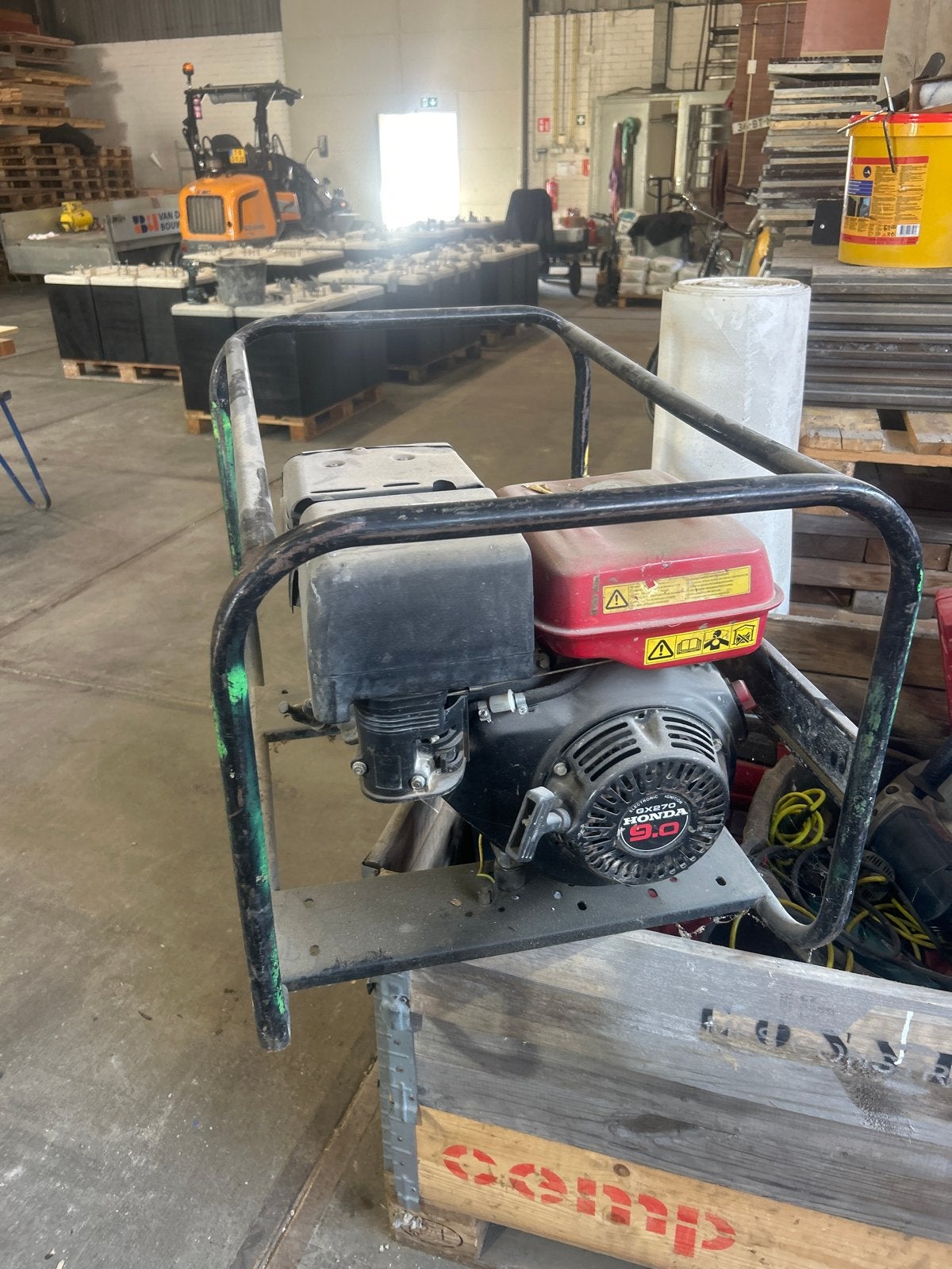 Stroomgenerator Honda 9.0 - Lopen of slopen, Ophalen of Verzenden, Gebruikt, Minder dan 5 kVA, Benzine