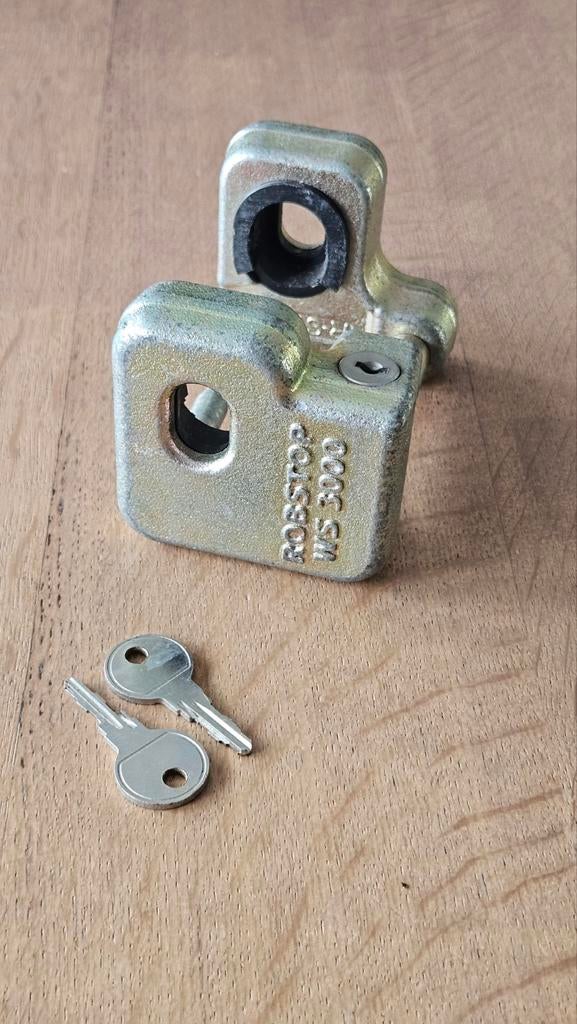 Robstop WS 3000 Disselslot met sleutels, Caravans en Kamperen, Caravan accessoires, Ophalen of Verzenden, Gebruikt