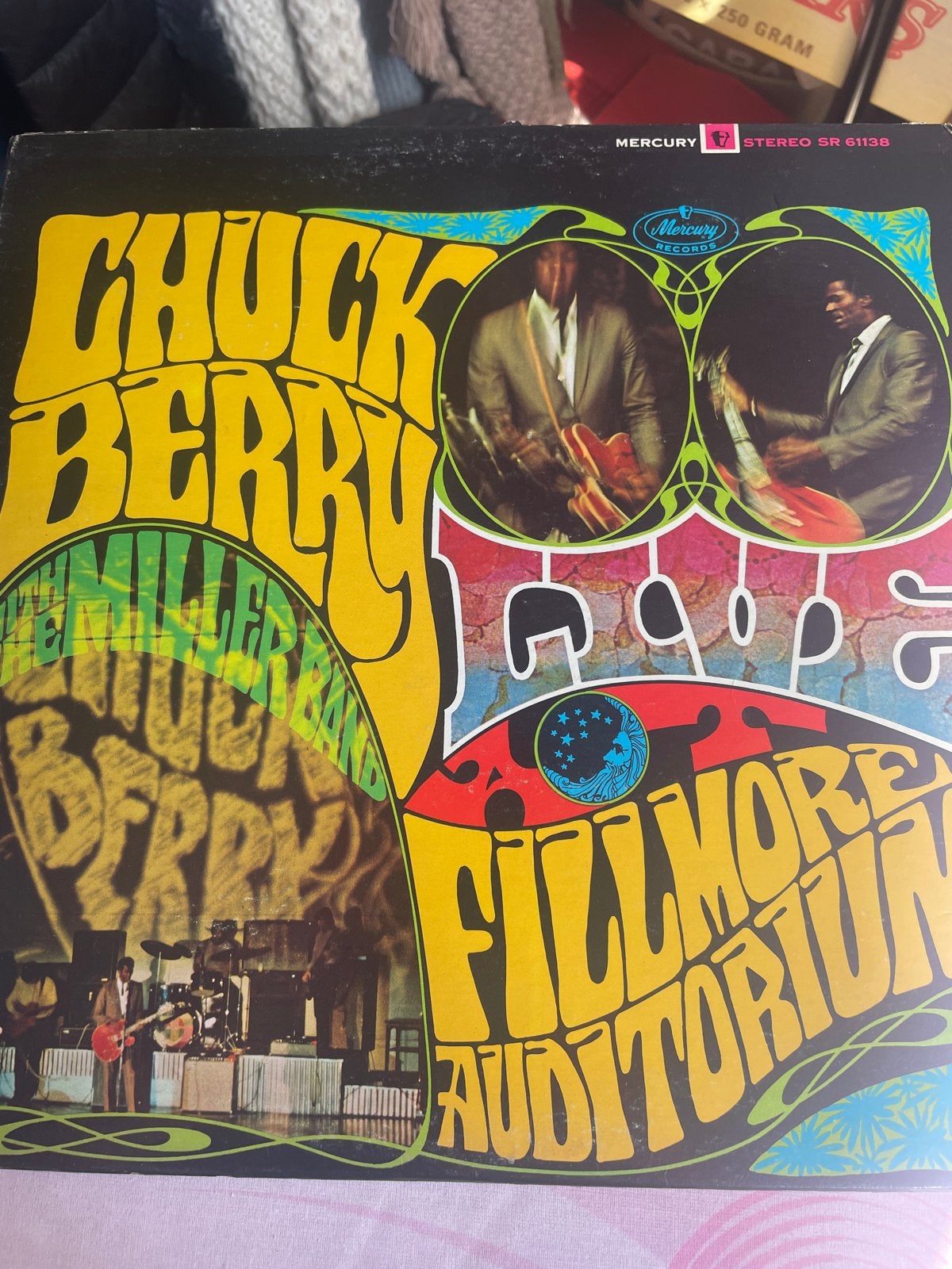 Chuck Berry - Live At The Fillmore Auditorium LP (1967), LP, Gebruikt, Originele persing, Ophalen of Verzenden