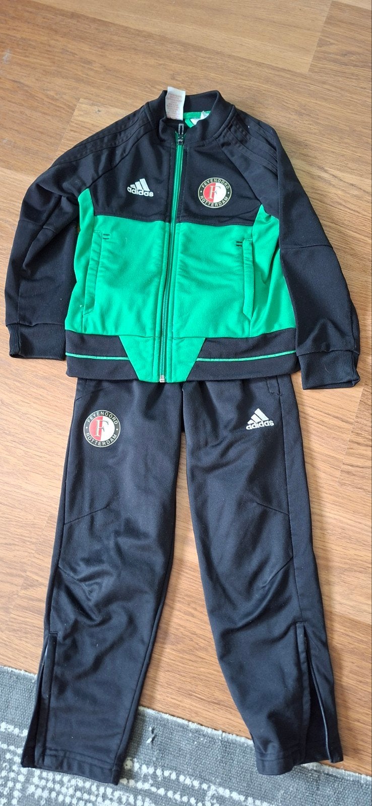 Adidas Feyenoord trainingspak maat 116, Adidas, Gebruikt, Ophalen of Verzenden, Setje