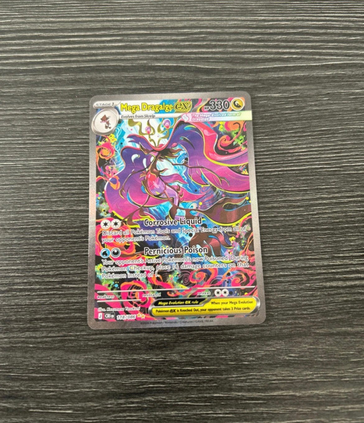 Mega Dragalge ex 118/086, Ophalen, Nieuw, Losse kaart