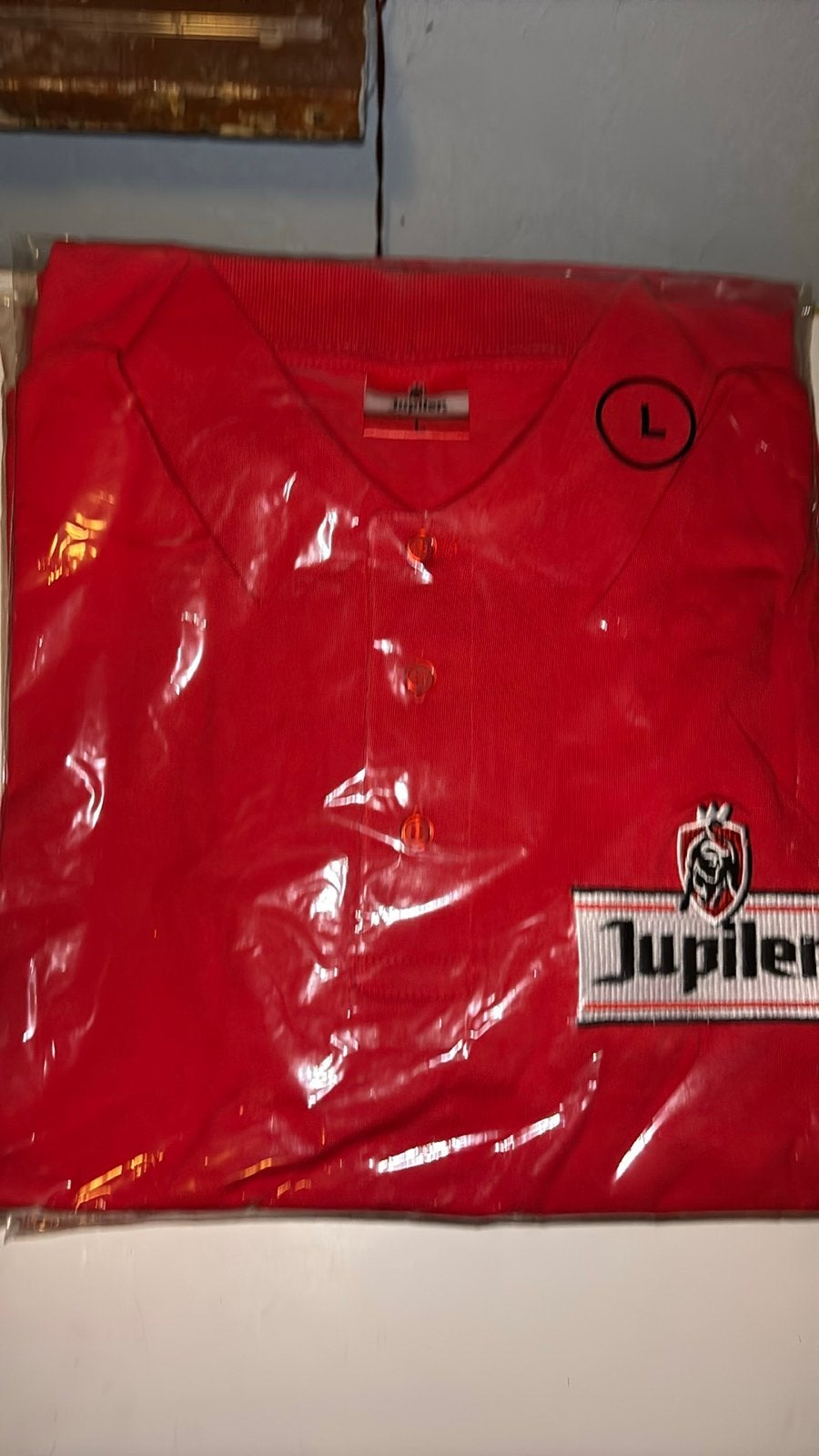 Jupiler Polo Shirt Rood Maat L Nieuw, Ophalen of Verzenden, Nieuw, Maat 52/54 (L), Rood