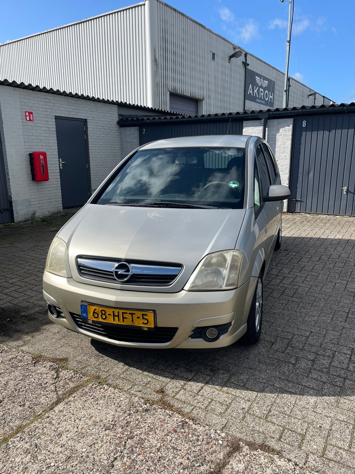 Opel Meriva 1.6 16V 77KW Easytronic 2008 airco apk nieuw, 15 km/l, 4 cilinders, Beige, Origineel Nederlands