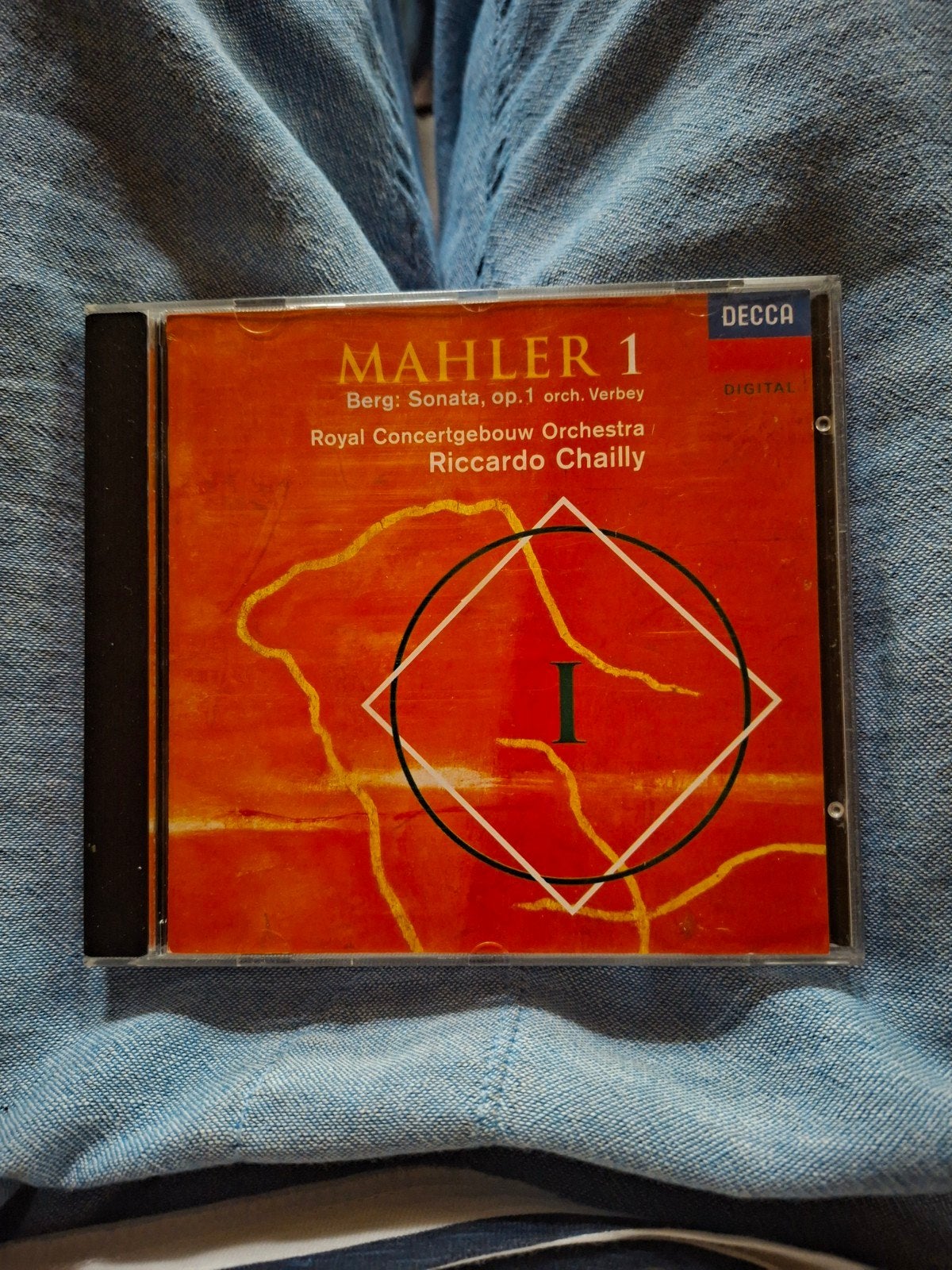 berg: sonata, op 1, mahler: 1, chailly. verbey, Verzenden, Modernisme tot heden, Gebruikt, Kamermuziek