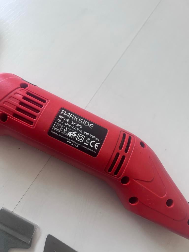 Parkside Multitool PEC 200 met accessoires, Ophalen of Verzenden, Zo goed als nieuw
