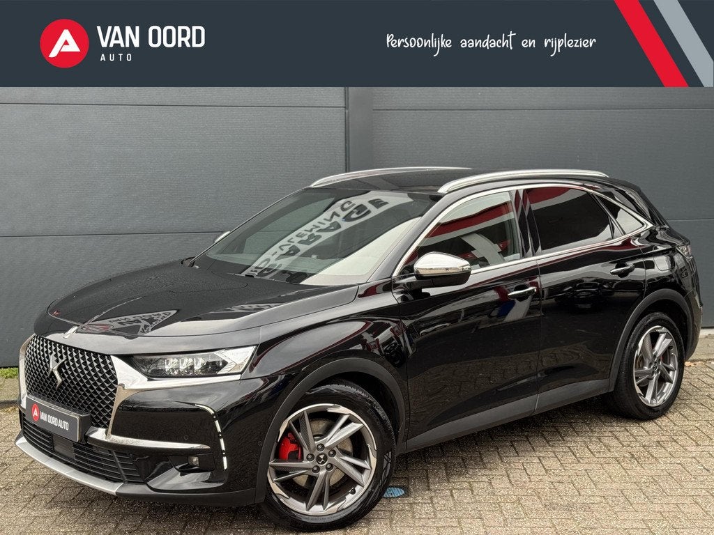DS 7 Crossback E-Tense 4x4 Executive /100% Onderhoud/Geen Im, Auto's, DS, Automaat, Gebruikt, 4 cilinders, Zwart