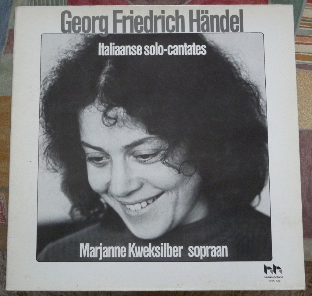 Marjanne Kweksilber - George Friedrich Handel, Ophalen of Verzenden, 12 inch, Jazz, LP